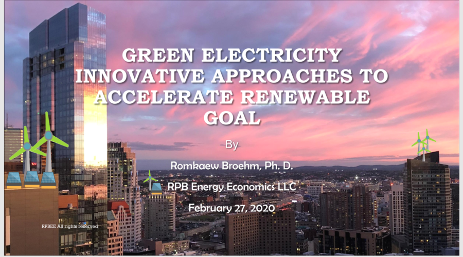 Green Electricity: Innovative Approach